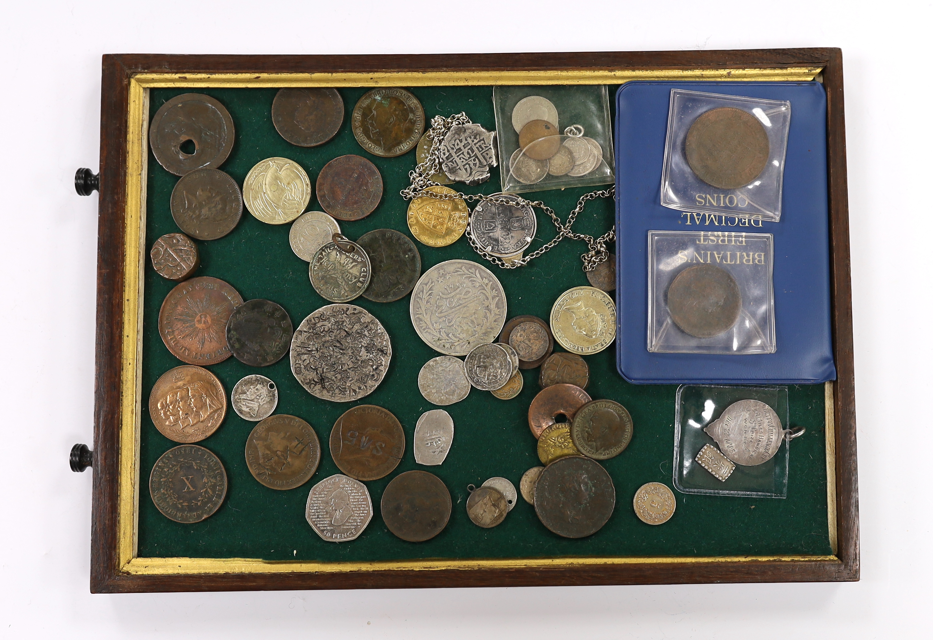 World coins, tokens and commemorative medals, 18th century to present day